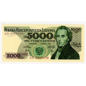 5000 złotych 1982 - seria AR