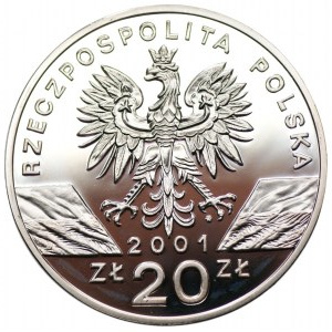 20 złotch 2001 - Paź królowej