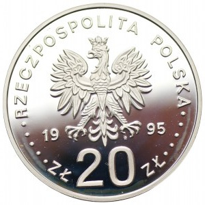 20 złotych 1995 - 500 Lat Województwa Płockiego