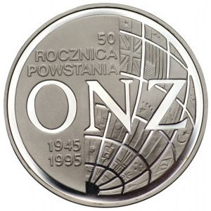 20 Gold 1995 - 50. Jahrestag der Vereinten Nationen