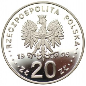 20 złotych 1995 - Igrzyska XXVI Olimpiady Atlanta 1996