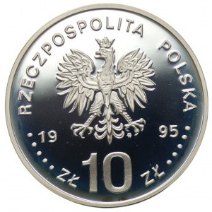 10 złotych 1995 - 100 Lat Nowożytnych Igrzysk Olimpijskich