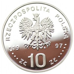 10 złotych 1997 - 1000-lecie Śmierci Św. Wojciecha