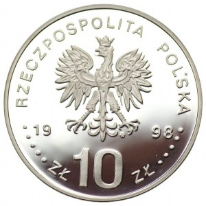 10 złotych 1998 - Gen. August Emil Fieldorf - Nil