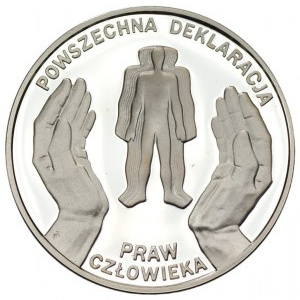 10 złotych 1998 - Deklaracja Praw Człowieka