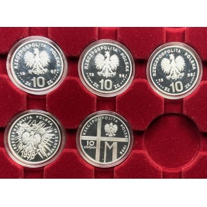 10 gold 1997-1998 - set of 5 pieces