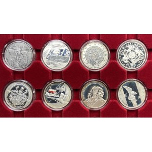 10 złotych 1999 - zestaw 8 sztuk