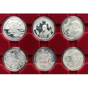 10 złotych 2001 - zestaw 6 sztuk