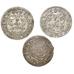 CHARITATIVE - set of 3 pieces of shekels (1589-1618) - one of them ex. Kalkowski together with an envelope