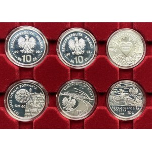 10 gold 2003 - set of 6 pieces