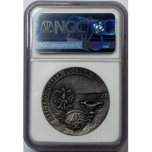 20 złotych 2001 - Szlak Bursztynowy - NGC PF 70 ANTIQUED