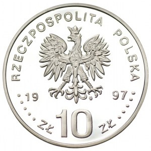 10 złotych 1997 - Stefan Batory popiersie