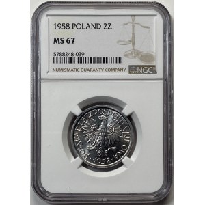 2 gold 1958 - Berry - NGC MS67