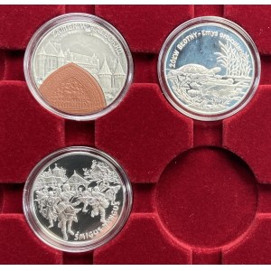 20 złotych 2002 oraz 2003 - zestaw 3 sztuk