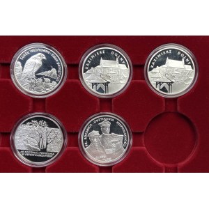 20 złotych 2008 - zestaw 5 sztuk