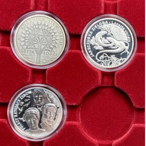 20 złotych 2009 - zestaw 3 sztuk