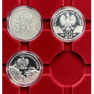 20 złotych 2009 - zestaw 3 sztuk