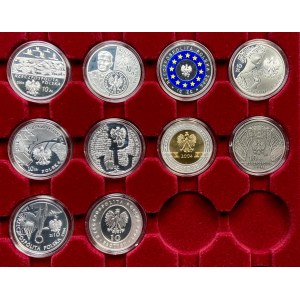 10 złotych 2004 - zestaw 10 sztuk