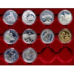 10 złotych 2005-2006 - zestaw 10 sztuk