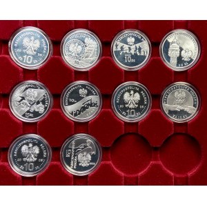 10 złotych 2005-2006 - zestaw 10 sztuk