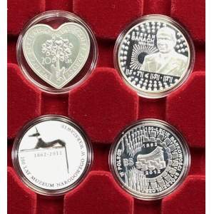 10 złotych 2012 - zestaw 4 sztuk