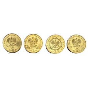 2 gold 1997 - set of 4 pieces