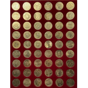 2 złote 1998-2008 - zestaw 151 sztuk
