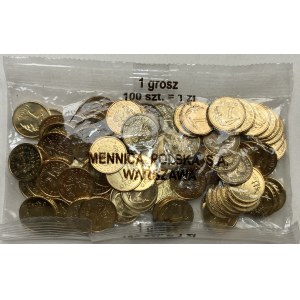1 Penny 2010 - postfrischer Beutel mit 100 Stück