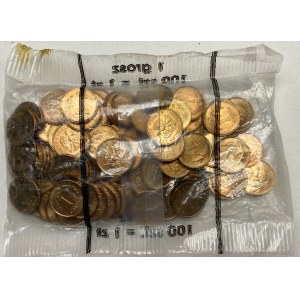 1 penny 1992 - mint bag of 100 pieces