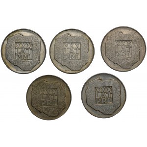 200 Goldmünzen 1974 6 Silbermünzen 1974 Karte