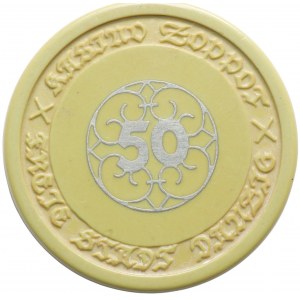 SOPOT Casino - token with a denomination of 50 guilders