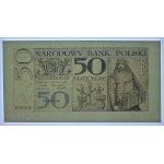 50 złotych 1962 z autografem Andrzeja Heidricha - awers WYDRUKU projektu