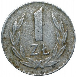 1 złoty 1975 - FALSYFIKAT