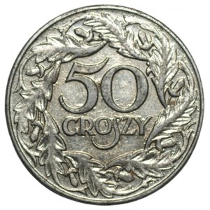 General Government - 50 Pfennige 1938 vernickeltes Eisen