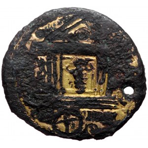 Germanic Gothic Tribes, Pseudo-Imperial coinage, fourree aureus (Bronze/Gold, 2.53g, 22mm)
