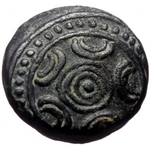 Kings of Macedon, Alexander III 'the Great' (336-323 BC). AE Half Unit (Bronze, 15mm, 3.48g) Uncertain mint in Asia.