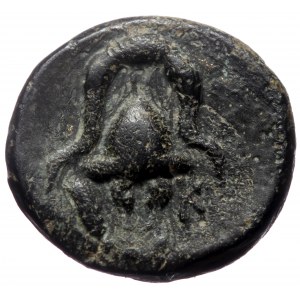 Kings of Macedon, Alexander III 'the Great' (336-323 BC). AE Half Unit (Bronze, 15mm, 3.48g) Uncertain mint in Asia.