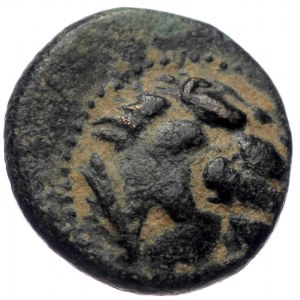 Kings of Macedon. Alexander III the Great (336-323 BC) 1/4 Unit AE (Bronze, 1.39g, 11mm) Uncertain mint in Western As