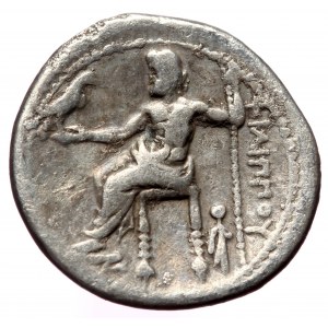 Kings of Macedon, Philip III (323-317 BC) AR drachm (Silver, 3.88g, 18mm)