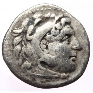 Kingdom of Macedon, Philip III AR Hemidrachm (Silver, 1.97g, 13mm) In the name and types of Alexander III, Babylon,ca 32