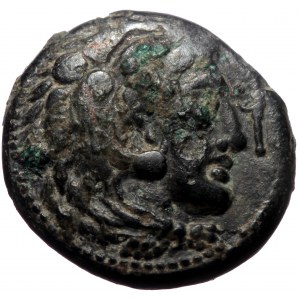 KINGS of MACEDON. Philip III Arrhidaios. (323-317 BC) AE 19 (Bronze, 6.00g, 19mm), in the name of Alexander III, Tarsos