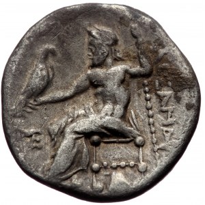 Kingdom of Macedon, Antigonos Monophtalmos (323-317 BC), AR drachm (Silver, 18,1 mm, 4,02 g), in the name and types of A