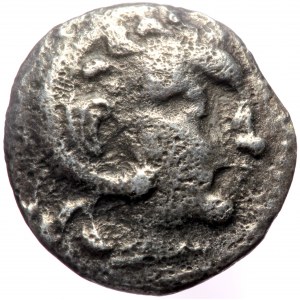 Kingdom of Macedon, Alexander III (336-323 BC) posthumous, AR drachm (Silver, 17,9 mm, 4,07 g), Chios (?), 290-275 BC.