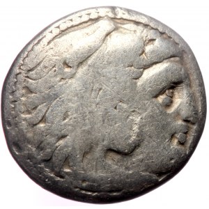 Kingdom of Macedon, Alexander III (336-323 BC) or diadoches, AR drachm (Silver, 17,0 mm, 4,04 g), 4th-3rd centuries BC.