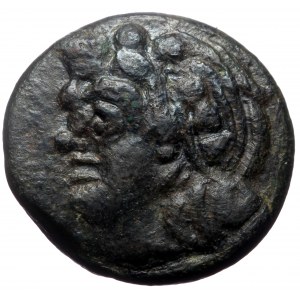 Cimmerian Bosporos, Pantikapaion AE (Bronze, 20mm, 6.83g) ca 310-304/3 BC.