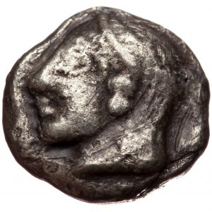 Troas, Kebren AR Diobol (Silver, 1.08g, 9mm) 5th century BC