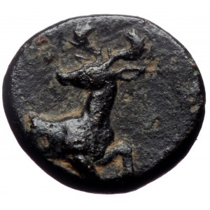 IONIA, Ephesos. ca 387-289 BC. Æ (Bronze, 1.72g, 11mm)