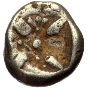 Ionia, Miletus. AR obol or 1/12 stater (Silver, 9mm, 1.20g). ca late 6th-5th centuries BC. Milesian standard.