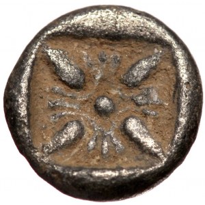 Ionia, Miletos AR Diobol (Silver, 0.90g, 10mm) ca 550-400 BC.
