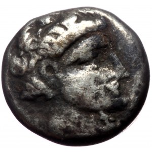 Satraps of Caria, Hekatomnos, (ca. 392-376 BC) AR diobol (Silver, 1.21g, 10mm)